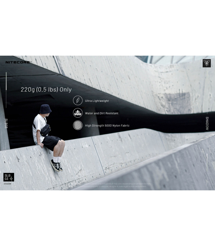 ΤΣΑΝΤΑΚΙ NITECORE EDC, SLB03, High Strength 500D Polyester Fabric, 1.6lt