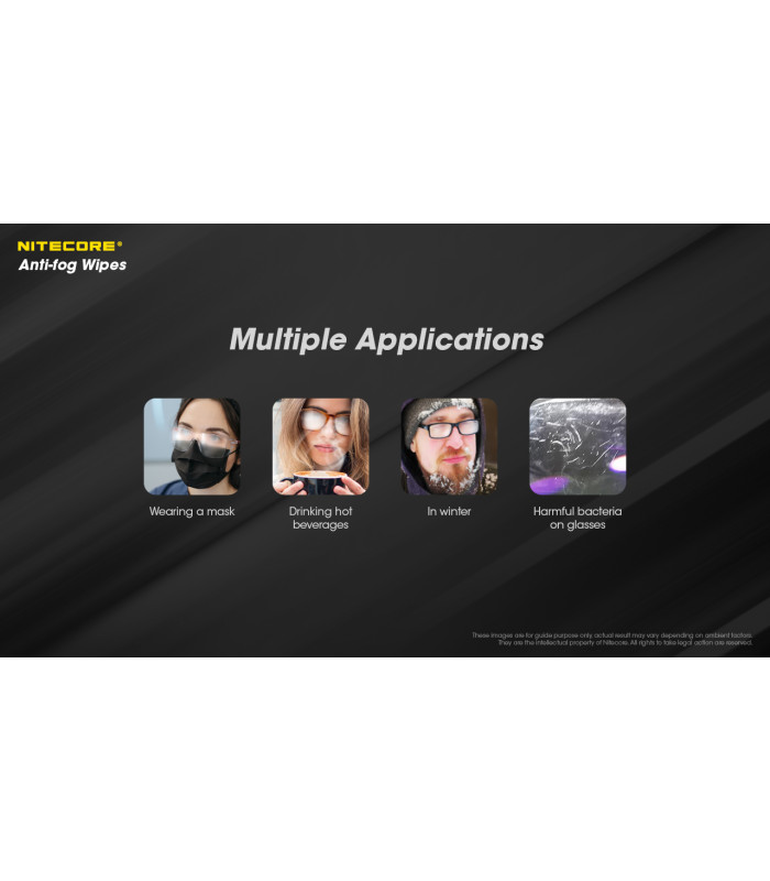ANTI-FOG WIPE NC-CK007 (Τιμή συσκευασίας 30τεμ.)