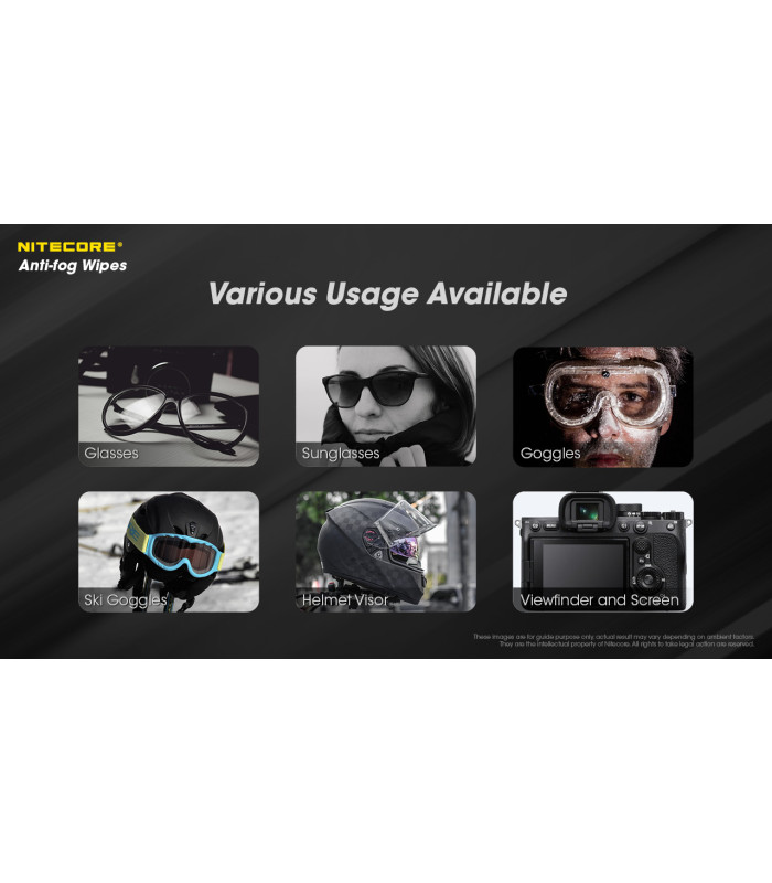 ANTI-FOG WIPE NC-CK007 (Τιμή συσκευασίας 30τεμ.)