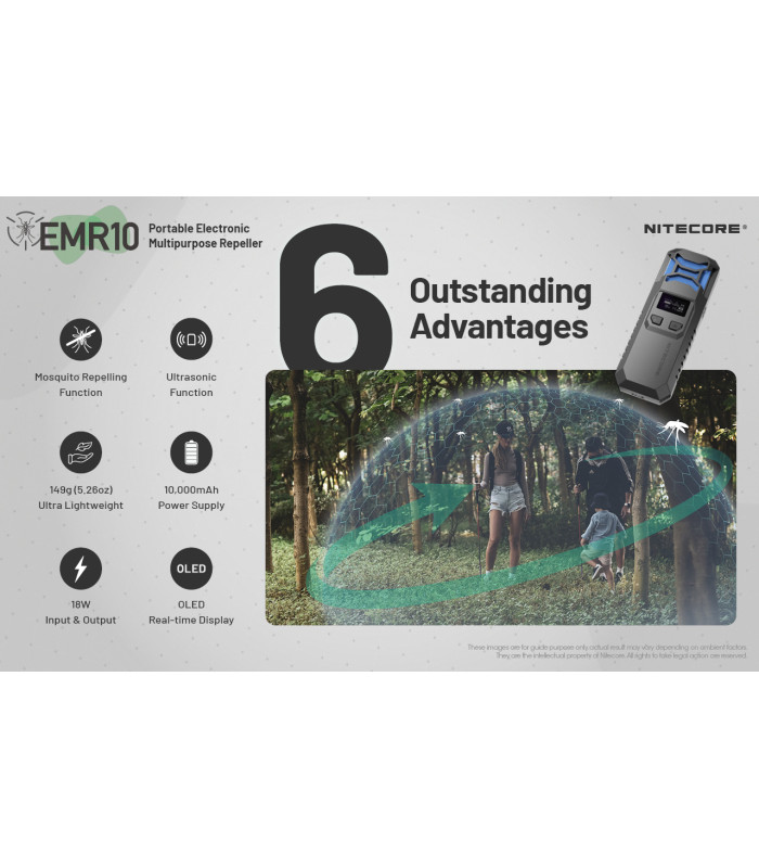 ΑΠΩΘΗΤΗΣ ΕΝΤΟΜΩΝ NITECORE EMR10