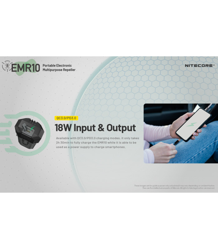 ΑΠΩΘΗΤΗΣ ΕΝΤΟΜΩΝ NITECORE EMR10