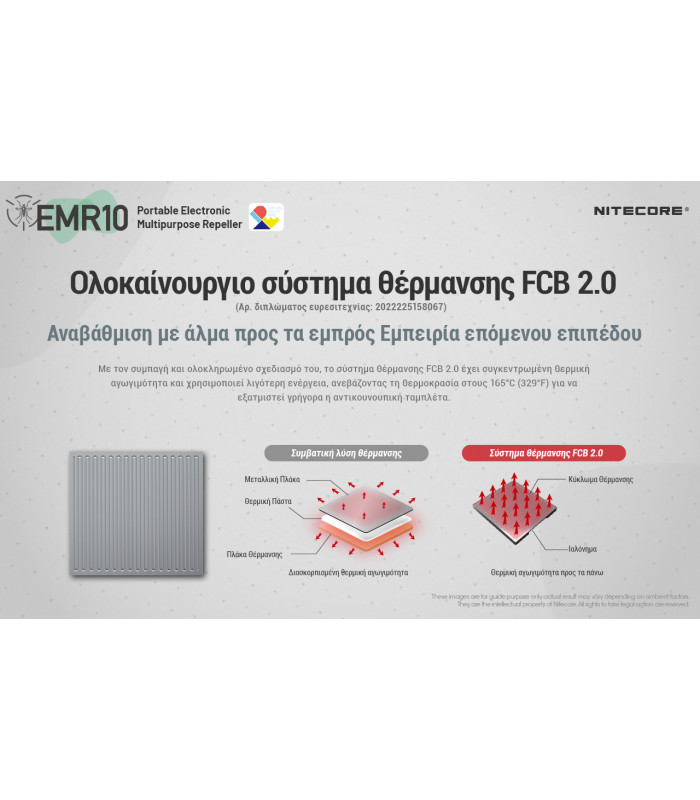 ΑΠΩΘΗΤΗΣ ΕΝΤΟΜΩΝ NITECORE EMR10