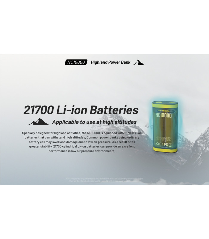 POWER BANK NITECORE NC10000+USB-C cable