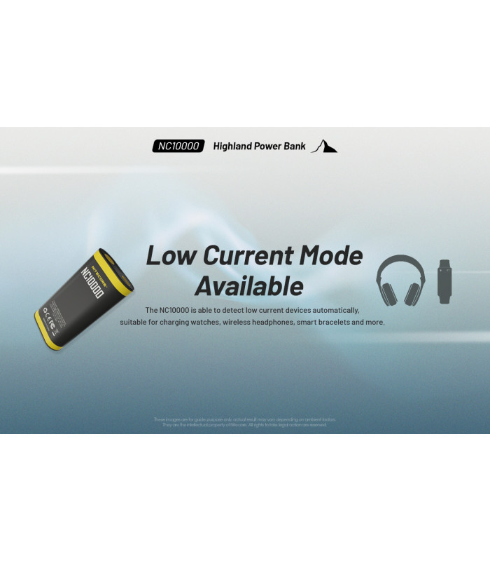 POWER BANK NITECORE NC10000+USB-C cable