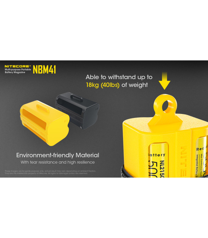 ΘΗΚΗ ΜΠΑΤΑΡΙΩΝ 21700 ΝΒΜ41 Yellow