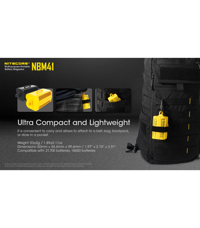 ΘΗΚΗ ΜΠΑΤΑΡΙΩΝ 21700 ΝΒΜ41 Yellow