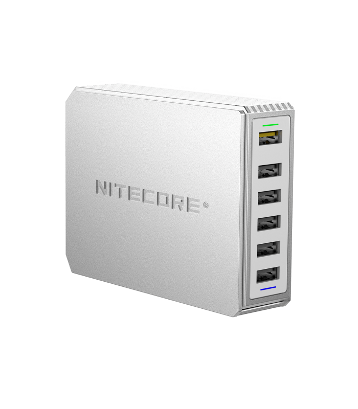 ΤΡΟΦΟΔΟΤΙΚΟ USB, NITECORE UA66Q desktop adaptor, 5V/10A, 68w Max, High speed charging