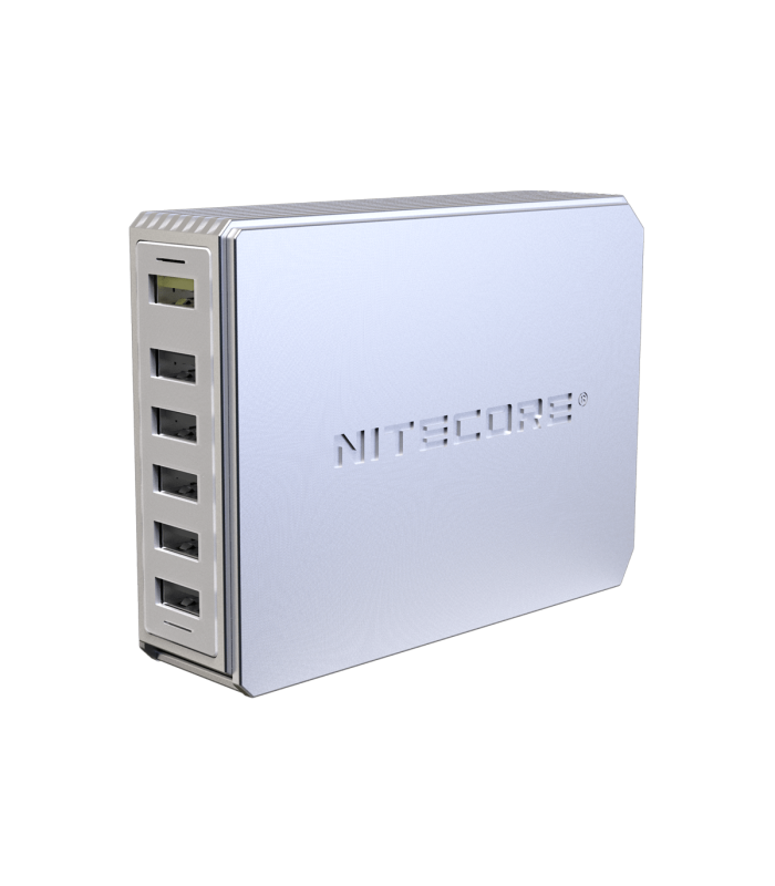 ΤΡΟΦΟΔΟΤΙΚΟ USB, NITECORE UA66Q desktop adaptor, 5V/10A, 68w Max, High speed charging