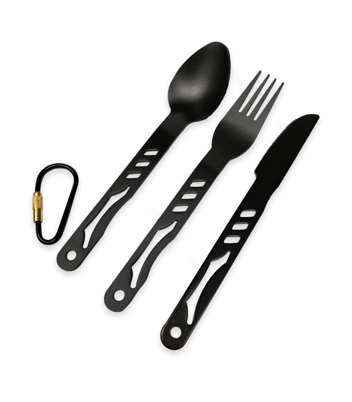 Compass Cutlery Set Aluminium | Sabotage Oddal