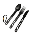 COMPASS CUTLERY SET ALUMINIUM