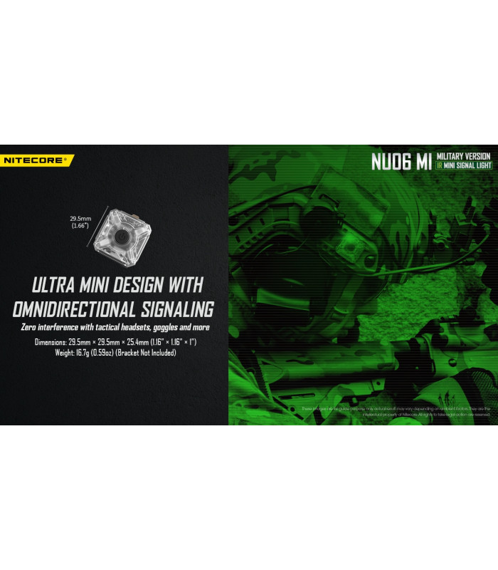 ΦΑΚΟΣ LED NITECORE HEADLAMP NU06MI Sand