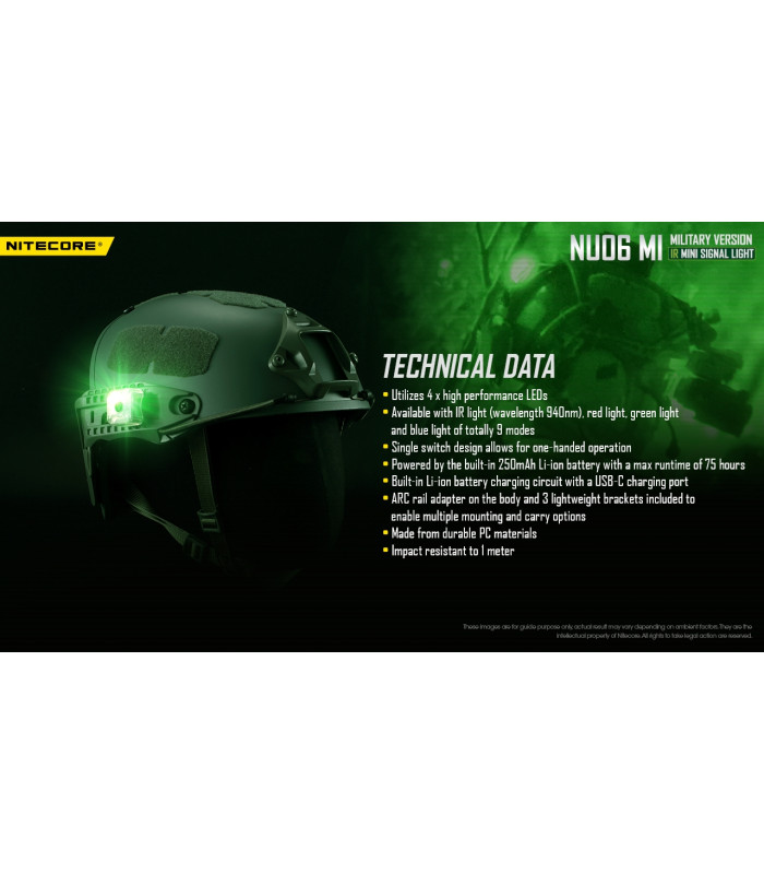 ΦΑΚΟΣ LED NITECORE HEADLAMP NU06MI Sand