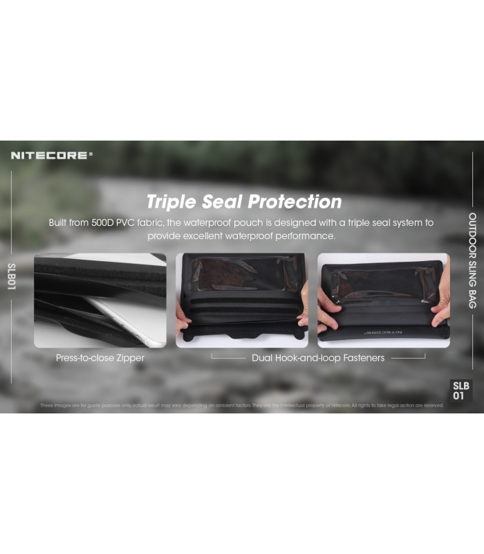 ΤΣΑΝΤΑΚΙ NITECORE EDC, SLB01, Waterproof 500D 500D PVC Fabric