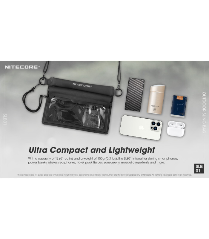 ΤΣΑΝΤΑΚΙ NITECORE EDC, SLB01, Waterproof 500D 500D PVC Fabric