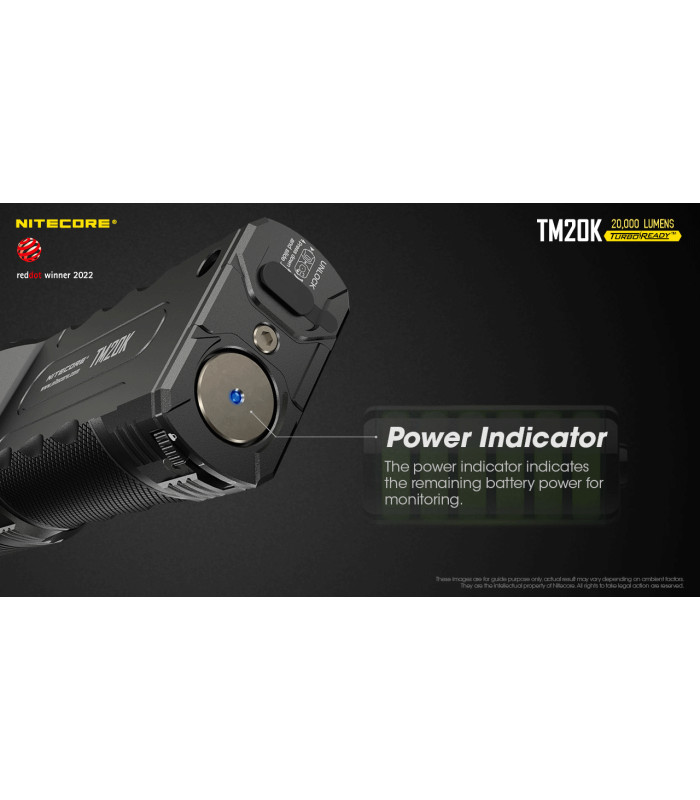 ΦΑΚΟΣ LED NITECORE Tiny Monster TM20K, 20.000Lumens, 290 Μέτρα