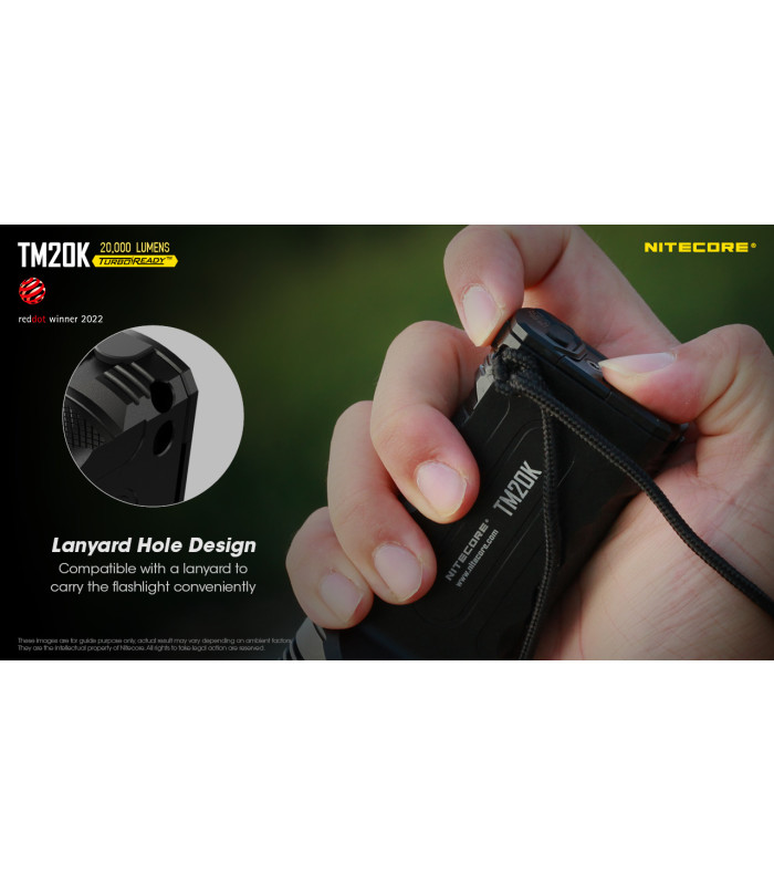 ΦΑΚΟΣ LED NITECORE Tiny Monster TM20K, 20.000Lumens, 290 Μέτρα