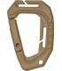 Κρίκος Carabiner Albainox συνθετικός Coyote