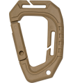 Κρίκος Carabiner Albainox συνθετικός Coyote