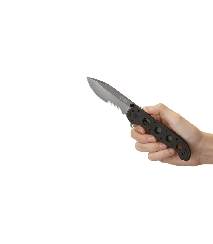 CRKT M21-14G BLACK G10 W/VEFF SERRATIONS