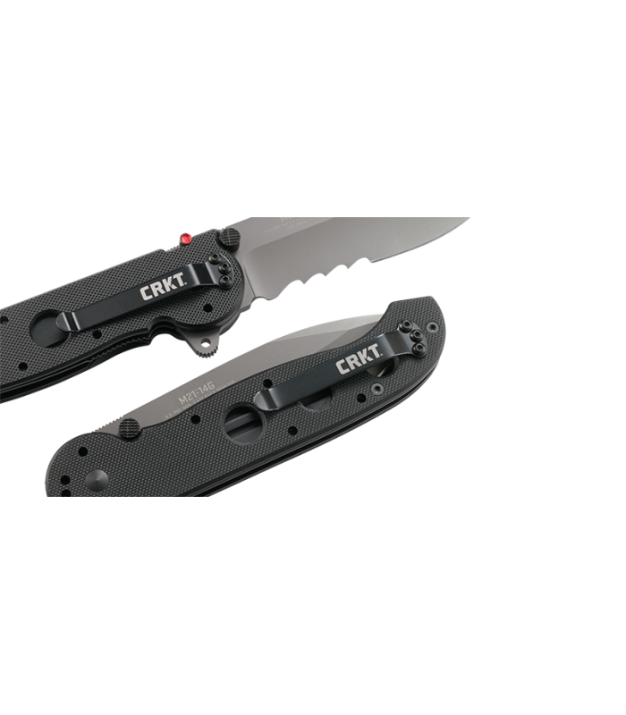 CRKT M21-14G BLACK G10 W/VEFF SERRATIONS