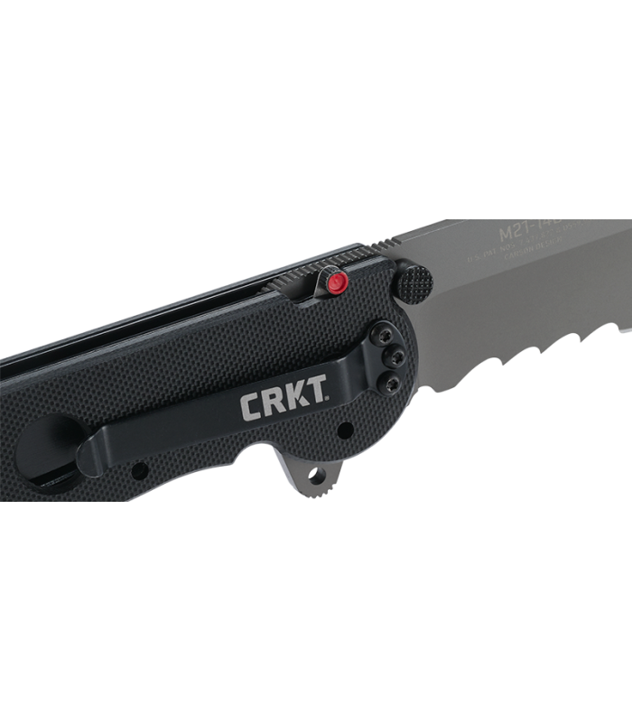 CRKT M21-14G BLACK G10 W/VEFF SERRATIONS