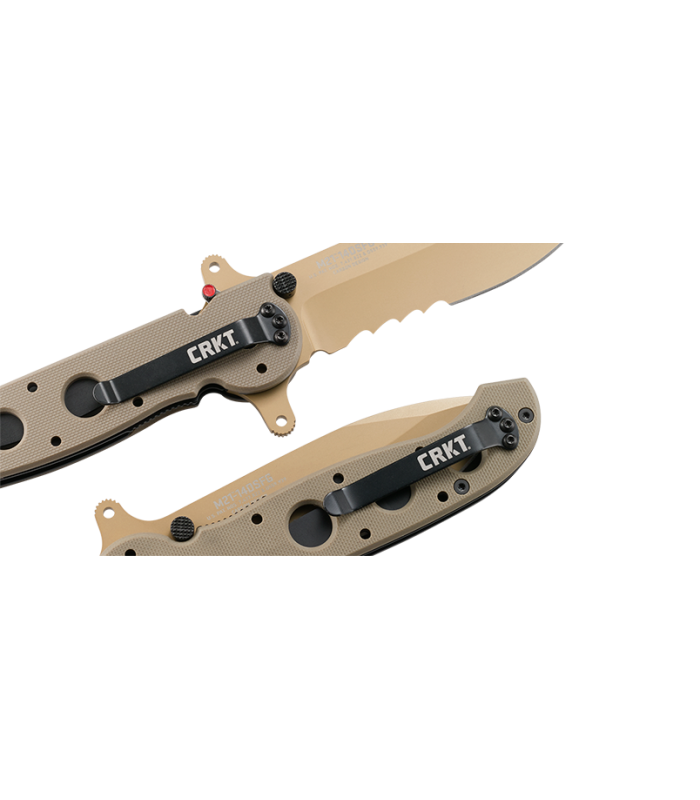 CRKT M21-14DSFG SPECIAL FORCES DROP POINT W/VEFF SERRATIONS