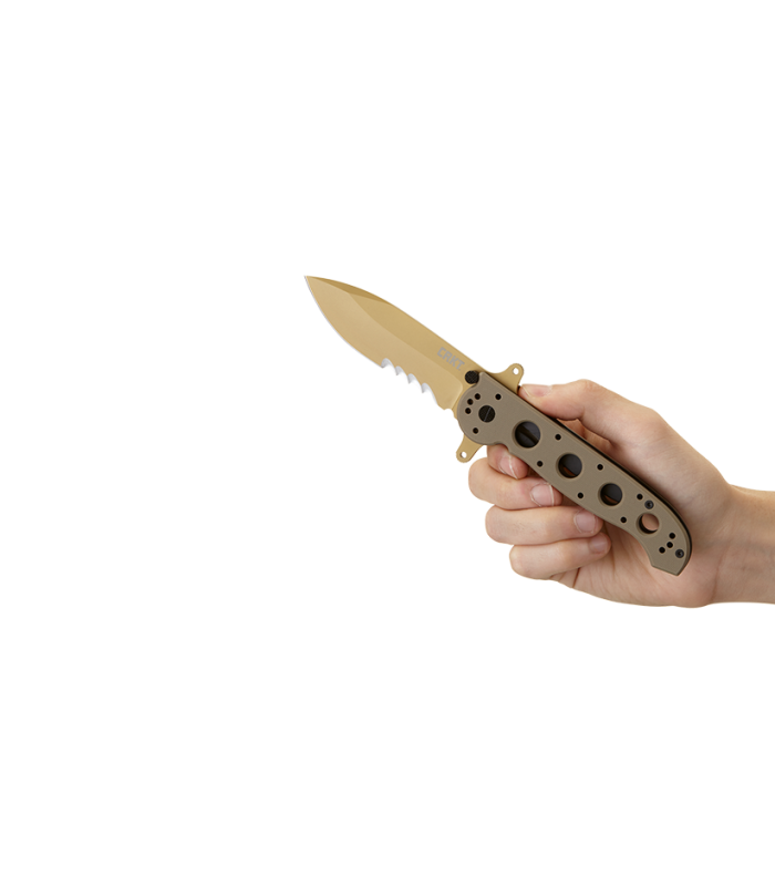 CRKT M21-14DSFG SPECIAL FORCES DROP POINT W/VEFF SERRATIONS