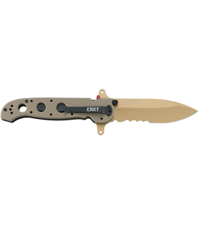 CRKT M21-14DSFG SPECIAL FORCES DROP POINT W/VEFF SERRATIONS