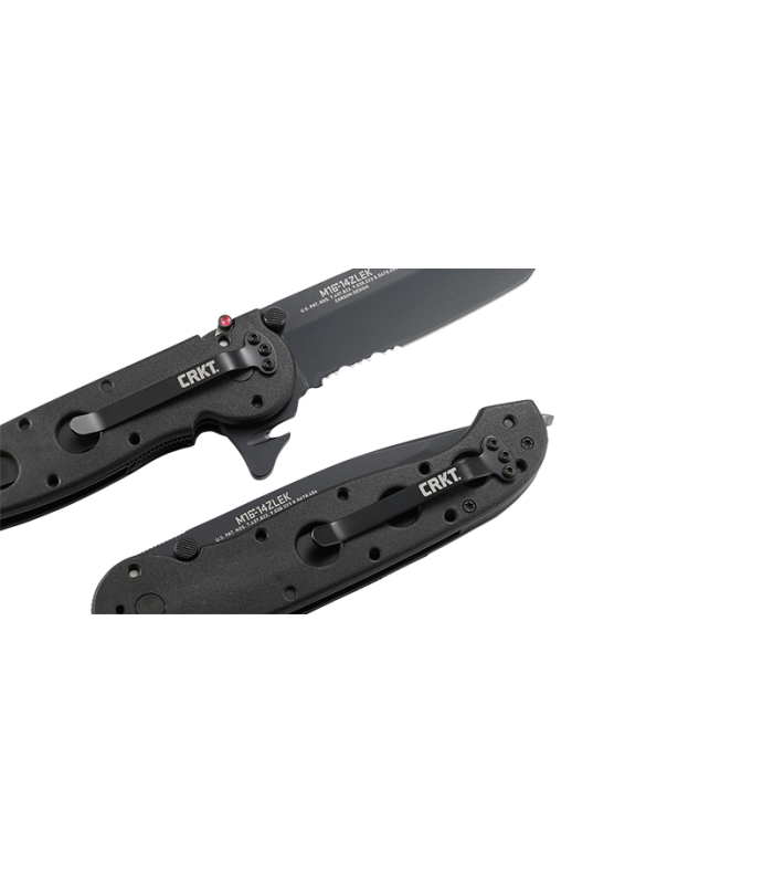 Σουγιάς CRKT M16-14ZLEK TANTO BLACKOUT W/TRIPLE POINT SERRATIONS