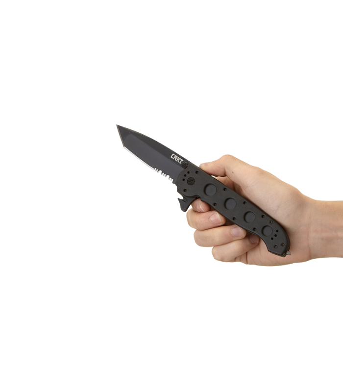 Σουγιάς CRKT M16-14ZLEK TANTO BLACKOUT W/TRIPLE POINT SERRATIONS