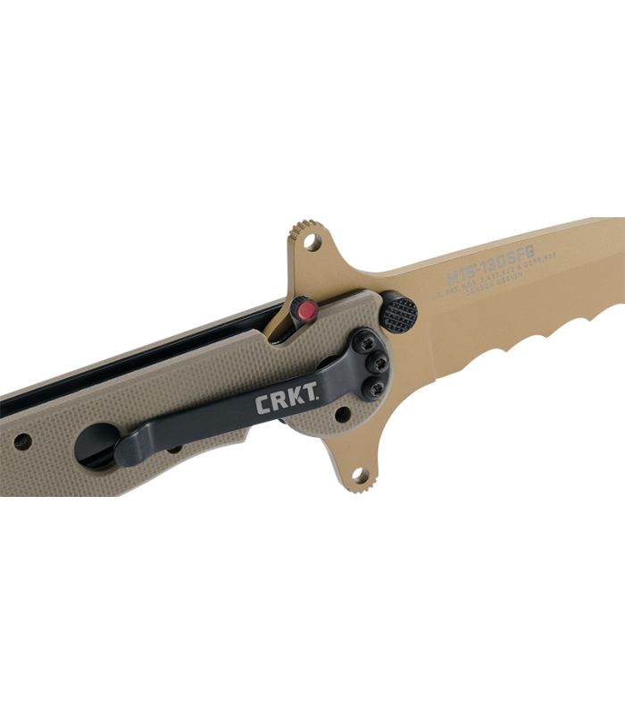 Σουγιάς CRKT M16-13DSFG SPECIAL FORCES DESERT TANTO W/VEFF SERRATIONS