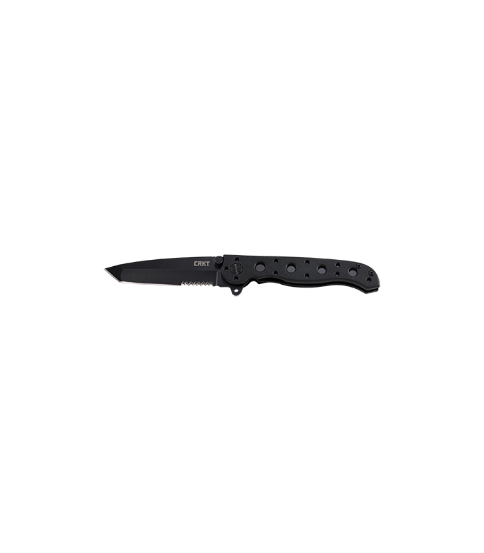 CRKT M16-10KZ TANTO BLACK W/TRIPLE POINT SERRATIONS