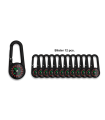 ΜΠΡΕΛΟΚ Albainox Carabiner με Πυξίδα, Snap hook with compass, 7.30 cm