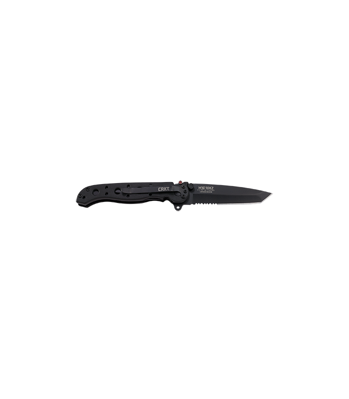 CRKT M16-10KZ TANTO BLACK W/TRIPLE POINT SERRATIONS