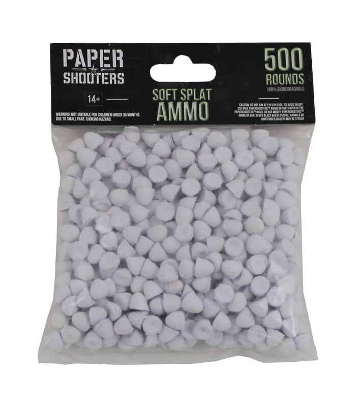 Paper Shooters Paper Ammo For Paper Shooters Toys 500 Pieces | Sabotage Oddal