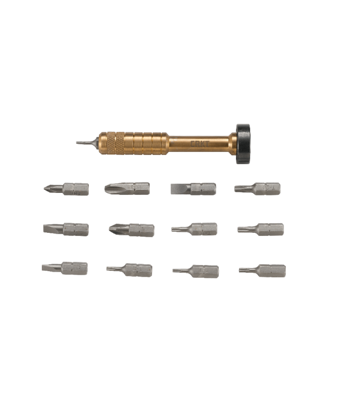 CRKT HEX BIT DRIVER LEATHER TOOL ROLL