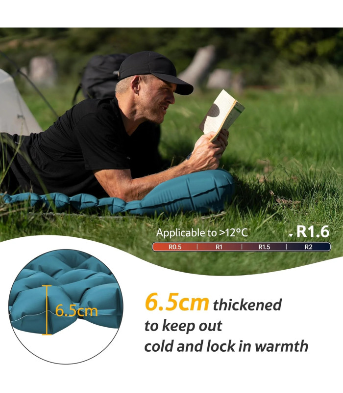 Υπόστρωμα Ύπνου Naturehike Riviera FC01 Ultralight Inflatable Pad | Sabotage Oddal