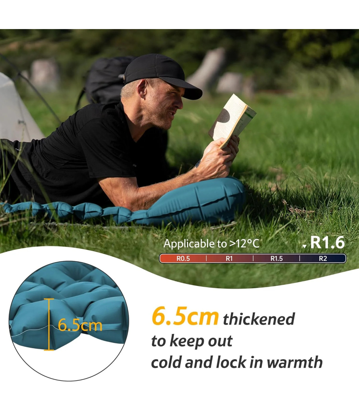 Υπόστρωμα Ύπνου Naturehike Riviera FC01 Ultralight Inflatable Pad | Sabotage Oddal