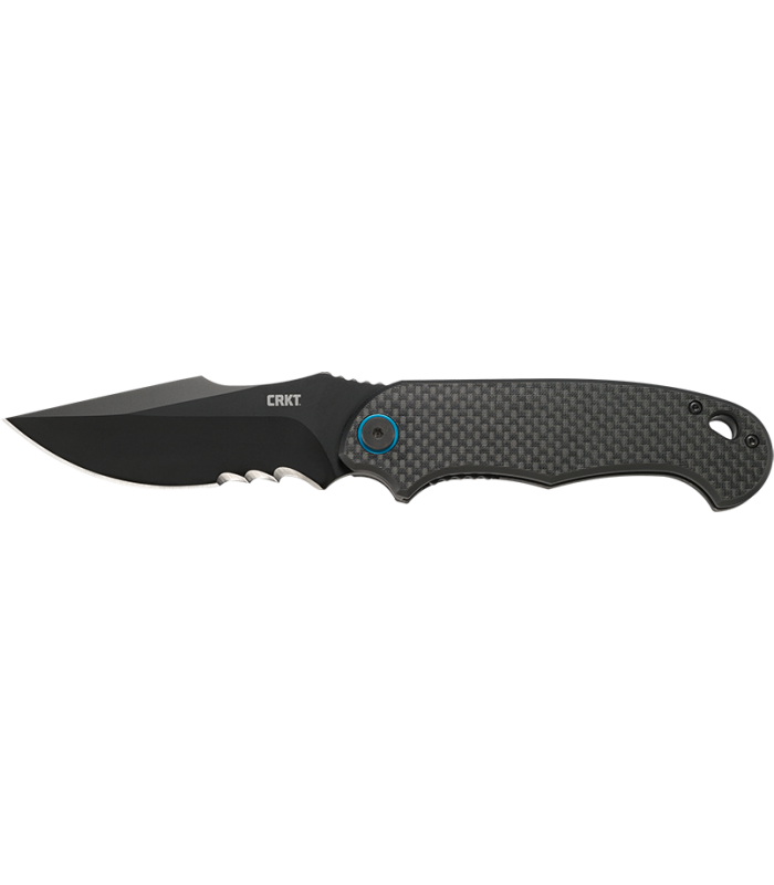 Σουγιάς CRKT P.S.D. (PARTICLE. SEPARATION. DEVICE.) BLACK W/VEFF SERRATIONS