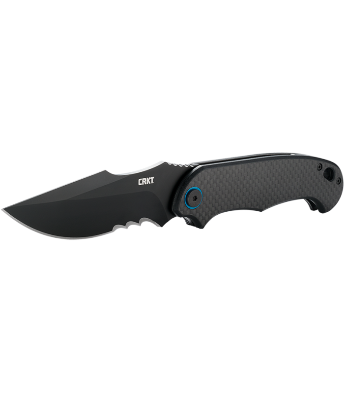 Σουγιάς CRKT P.S.D. (PARTICLE. SEPARATION. DEVICE.) BLACK W/VEFF SERRATIONS