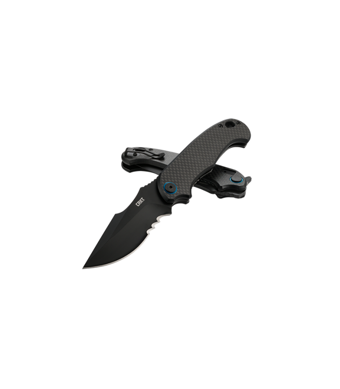 Σουγιάς CRKT P.S.D. (PARTICLE. SEPARATION. DEVICE.) BLACK W/VEFF SERRATIONS