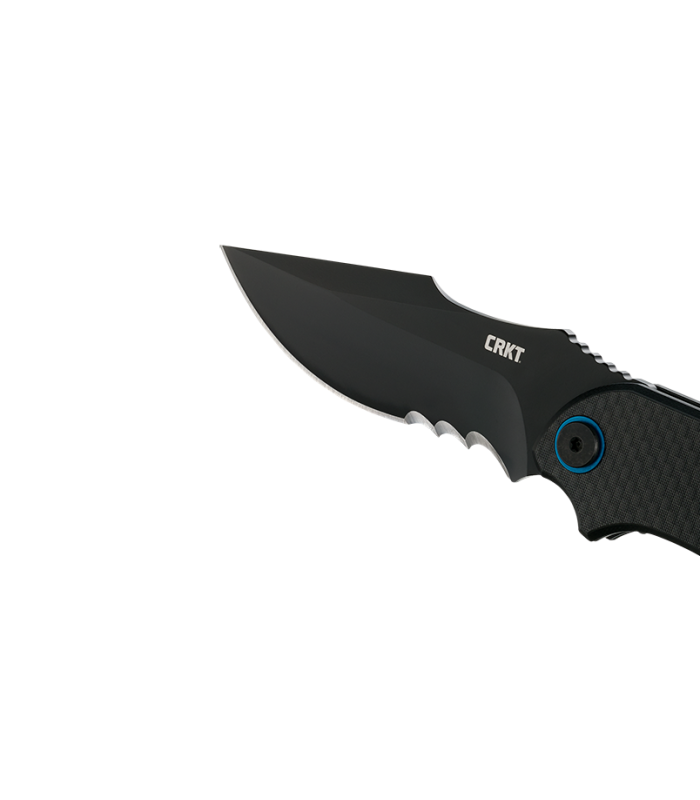 Σουγιάς CRKT P.S.D. (PARTICLE. SEPARATION. DEVICE.) BLACK W/VEFF SERRATIONS