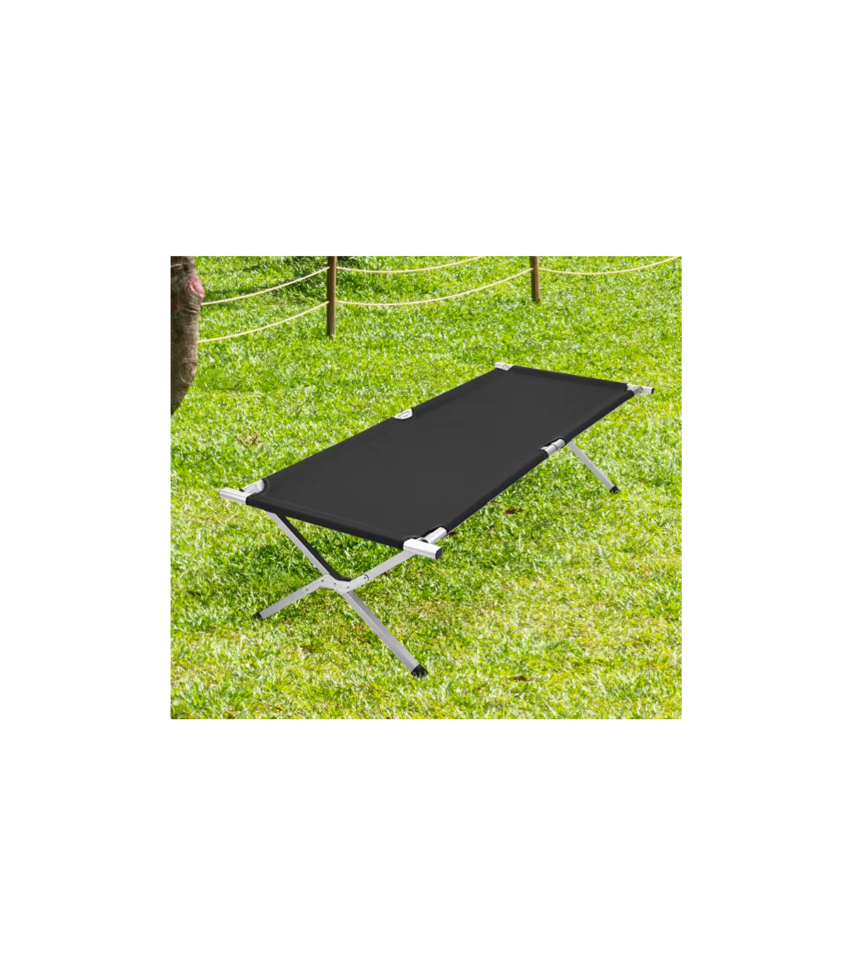New Camp Foldable Camp Bed | Sabotage Oddal