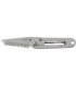 CRKT K.I.S.S. SILVER W/TRIPLE POINT SERRATIONS