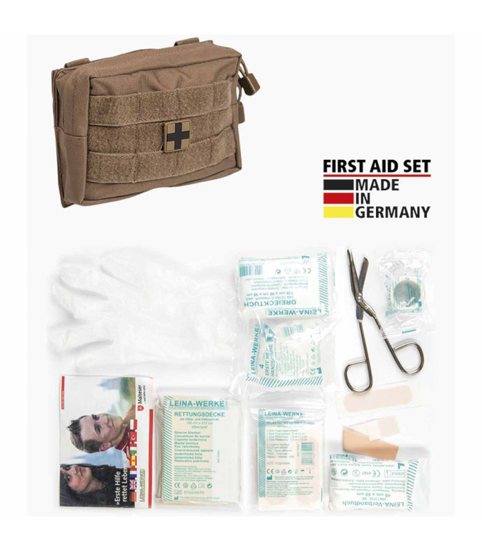 Κιτ Πρώτων Βοηθειών Miltec Small First Aid Kit Leina 25 Τεμαχίων Μικρό | Sabotage Oddal