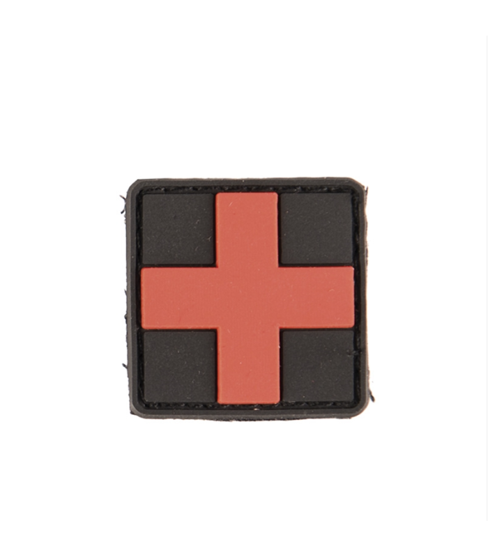 Miltec 3D First Aid PVC Patch With Hook-And-Loop | Sabotage Oddal