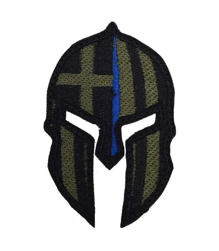 Greek Helmet Punisher Embroidered Patch | Sabotage Oddal