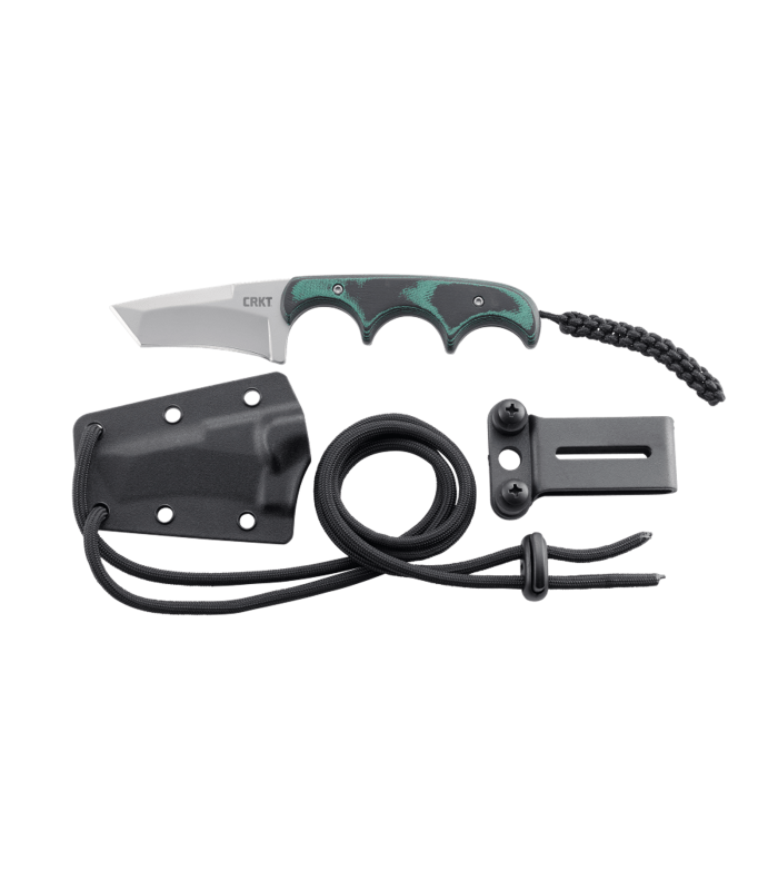 CRKT MINIMALIST TANTO GREEN BLACK
