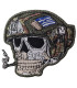 Σήμα Skull Smoke Νεκροκεφαλή Patch Κεντητό | Sabotage Oddal