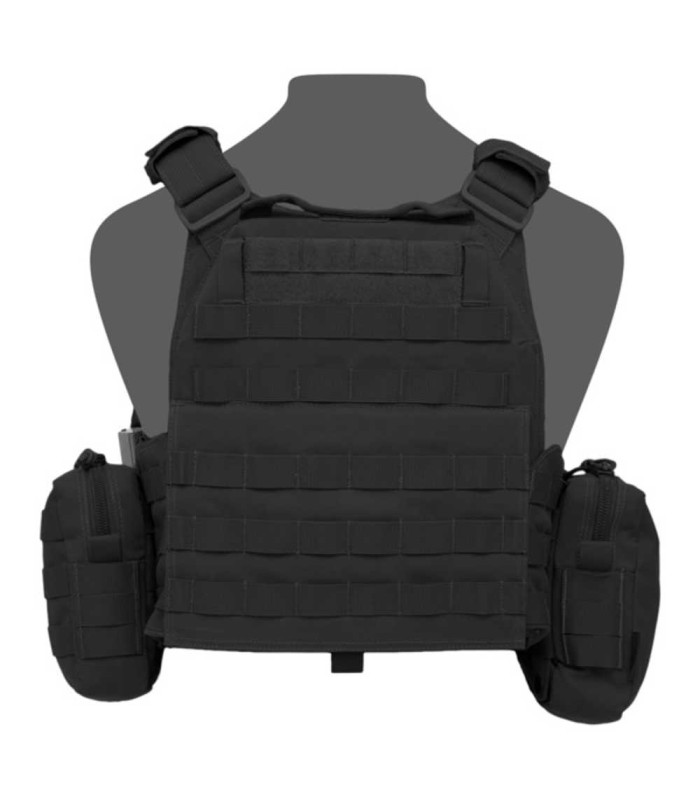 WARRIOR ASSAULT DCS DA 5.56 MM PLATE CARRIER BLACK POLICE OPERATORS